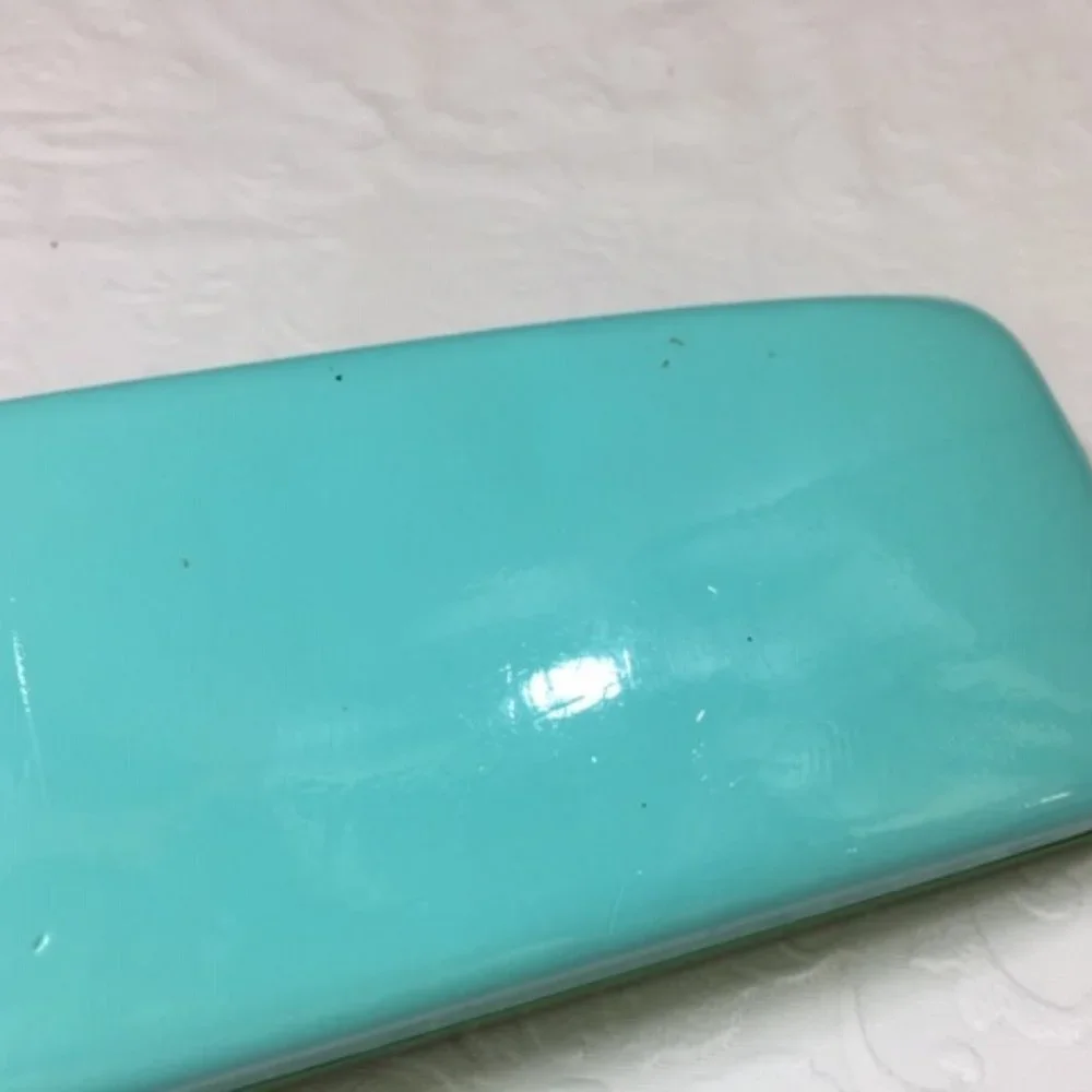 Kate Spade New York Eyeglasses Hard Clamshell Case - Green Preowned